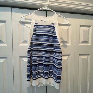 NWT Striped Sweater Tank